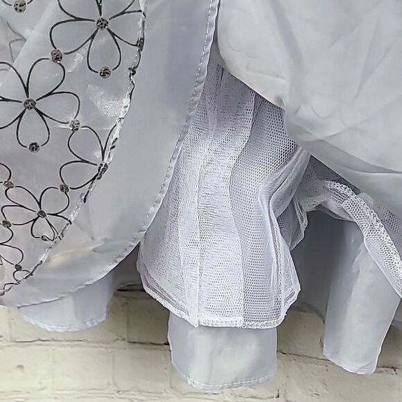 Girls Formal Dress Black Velvet Hot Pink Silver Glitter Flower Girl Occasion 7 - Picture 5 of 12